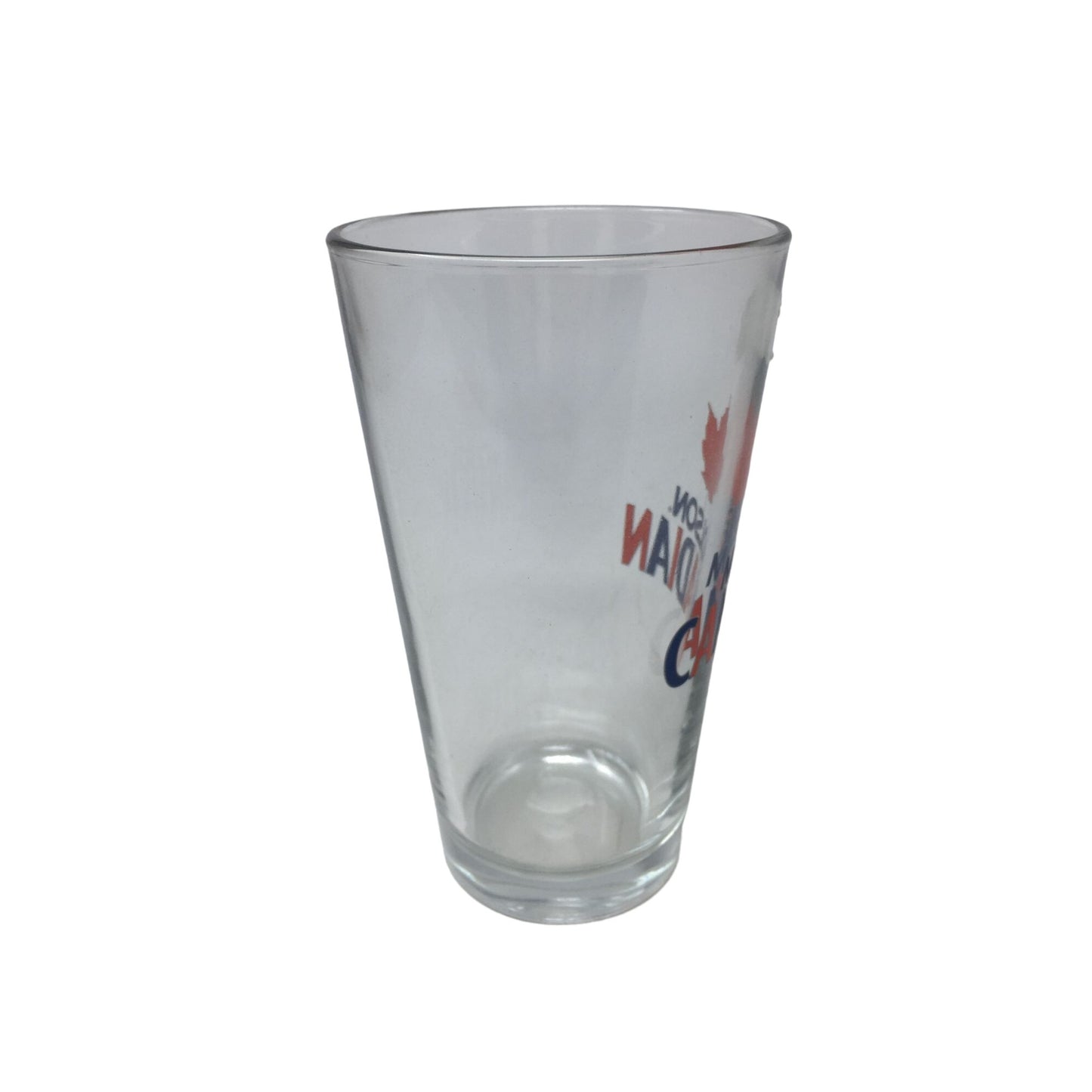 Vintage MOLSON CANADIAN Clear Glass Cup with number 32 On The Bottom