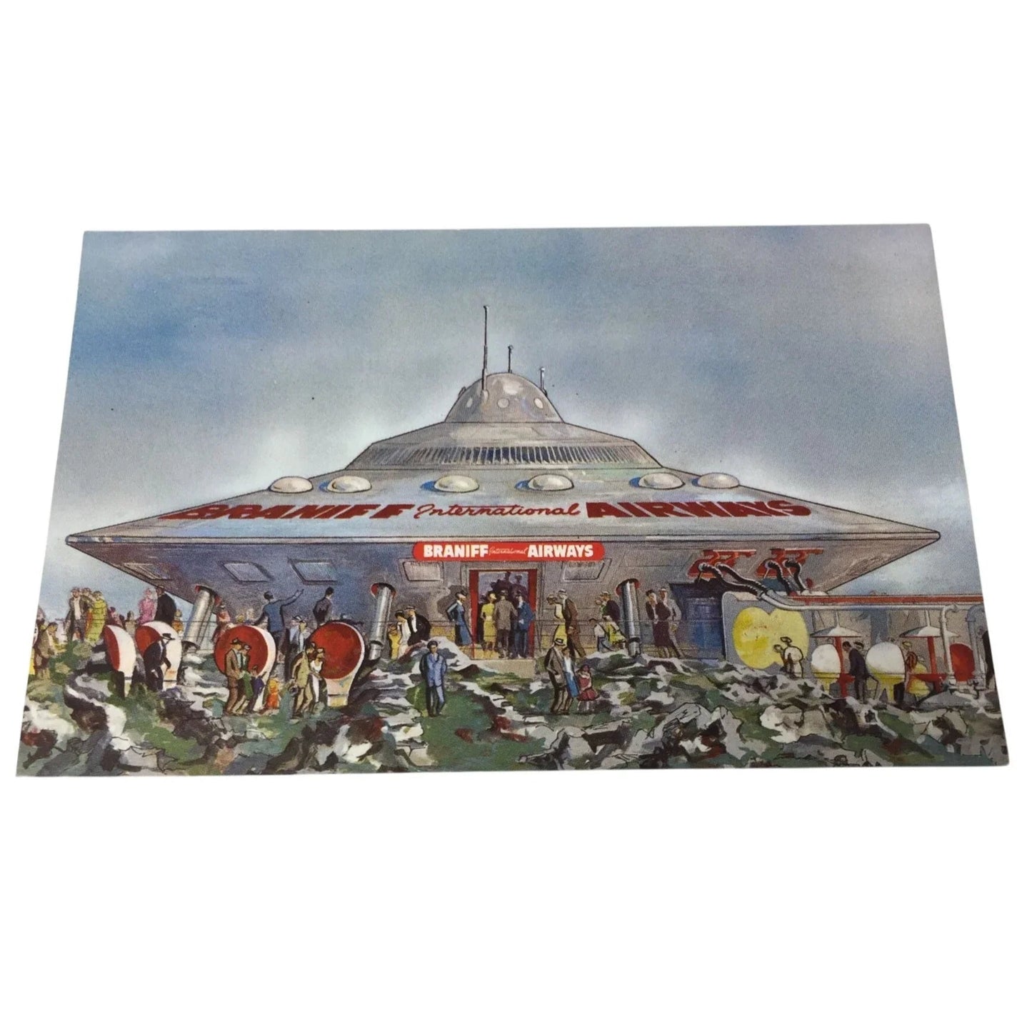 Braniff International Airways Space Ship Freedomland, USA Postcard - A+ Stuff - Souvenir - A+ Stuff