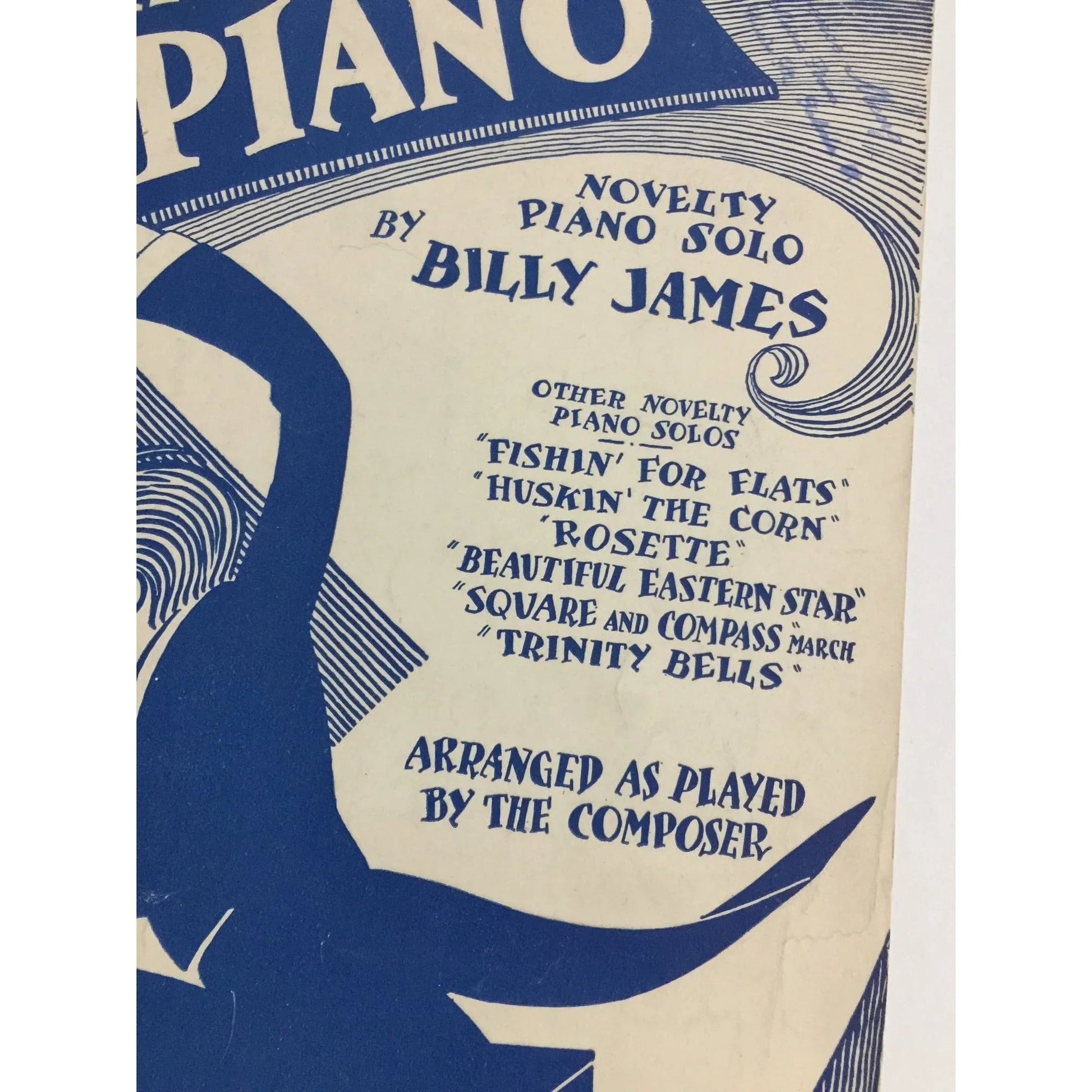 ''Breakin' The Piano'' Novelty Piano Solo by Billy James Sheet music book - A+ Stuff - SHEET MUSIC - A+ Stuff