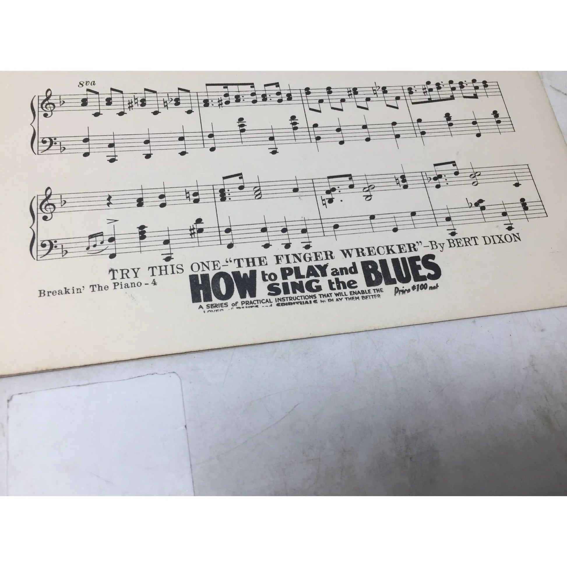 ''Breakin' The Piano'' Novelty Piano Solo by Billy James Sheet music book - A+ Stuff - SHEET MUSIC - A+ Stuff