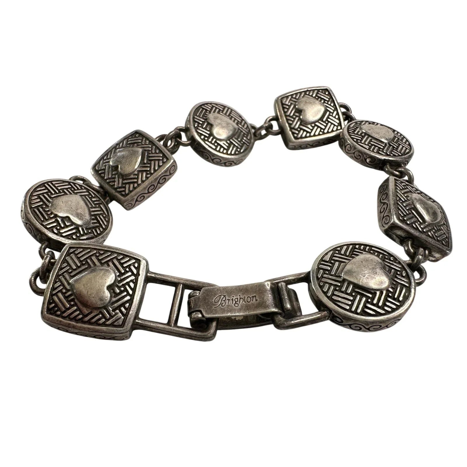 Brighton Heiress Crystal Link Bracelet, Hearts on Back Side instead of Crystals - Brighton - Designer Braceet - A+ Stuff
