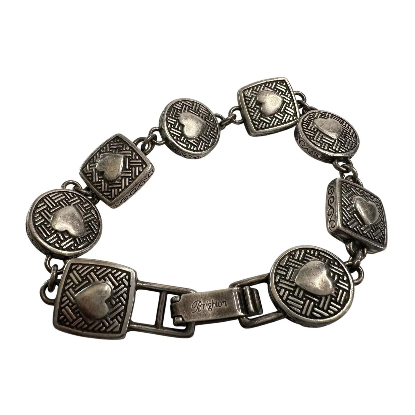 Brighton Heiress Crystal Link Bracelet, Hearts on Back Side instead of Crystals - Brighton - Designer Braceet - A+ Stuff