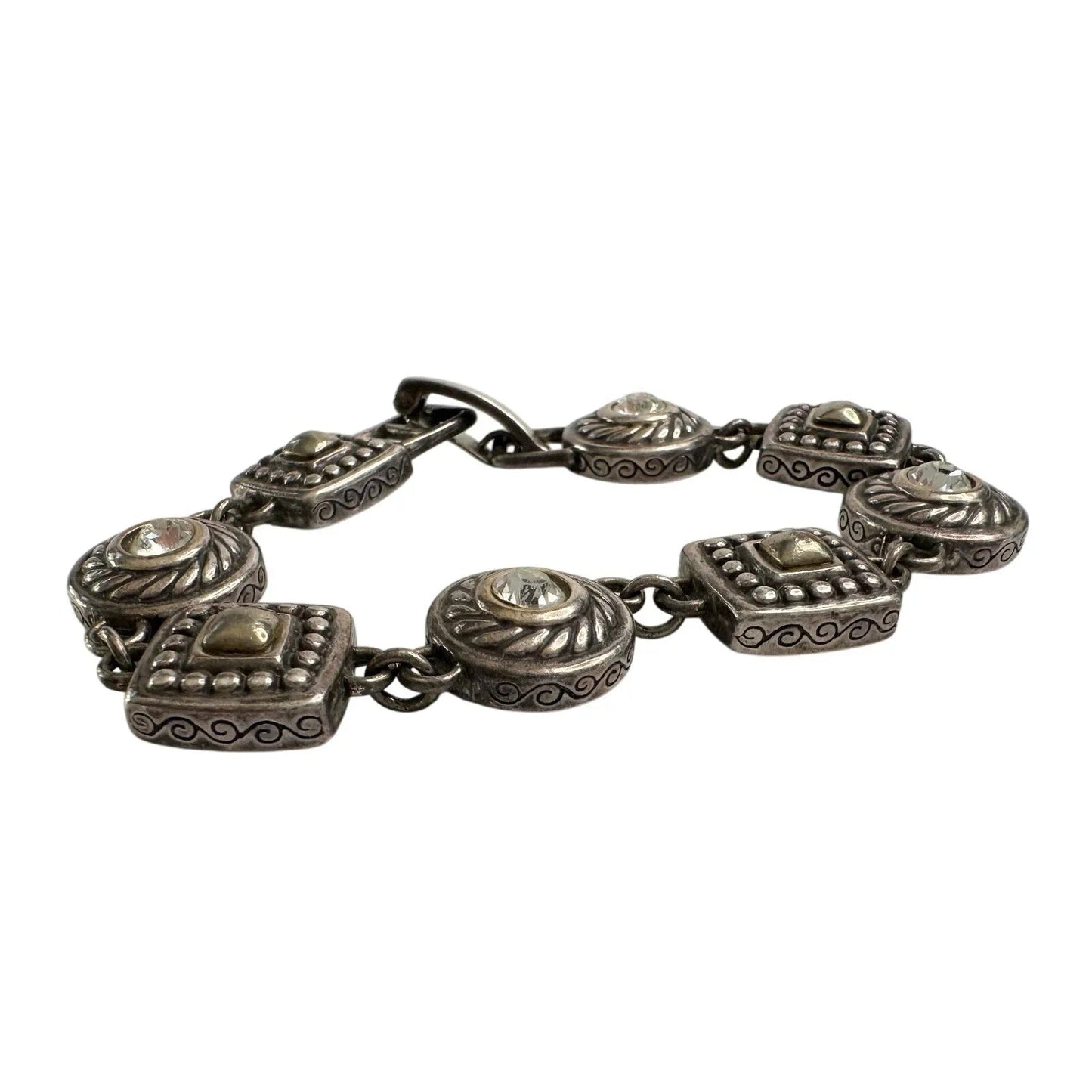 Brighton Heiress Crystal Link Bracelet, Hearts on Back Side instead of Crystals - Brighton - Designer Braceet - A+ Stuff