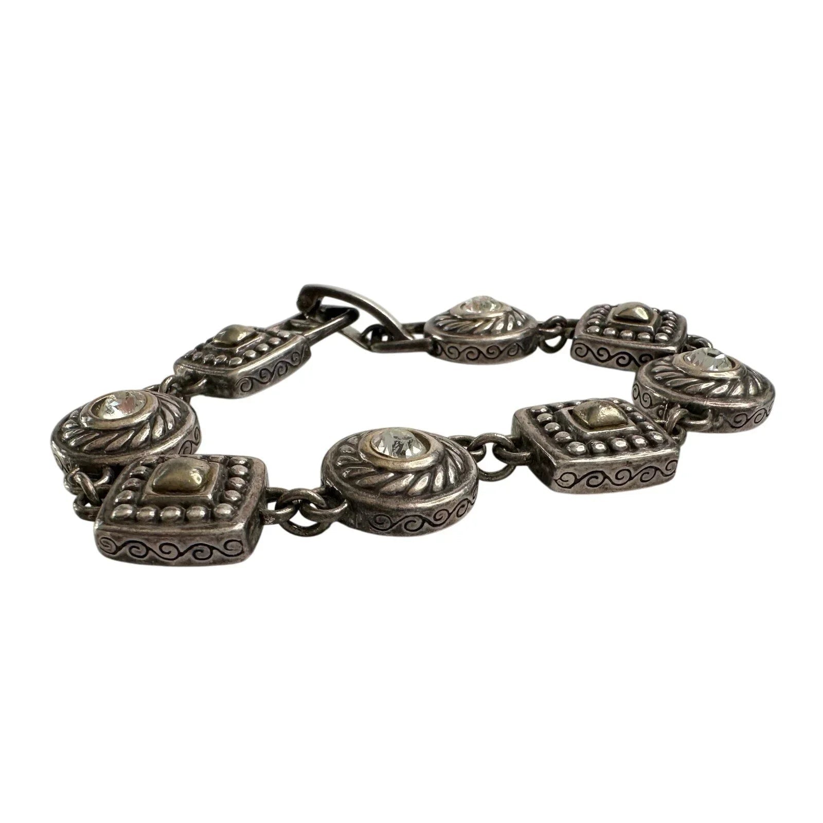 Brighton Heiress Crystal Link Bracelet, Hearts on Back Side instead of Crystals - Brighton - Designer Braceet - A+ Stuff