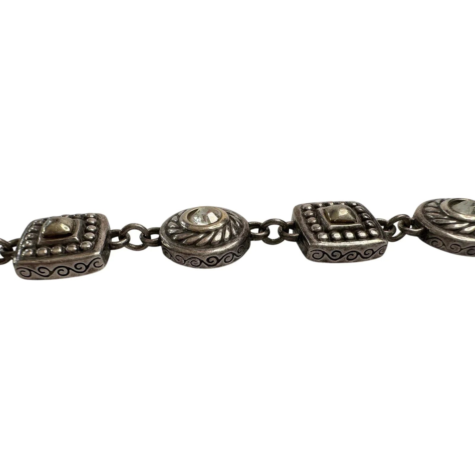 Brighton Heiress Crystal Link Bracelet, Hearts on Back Side instead of Crystals - Brighton - Designer Braceet - A+ Stuff