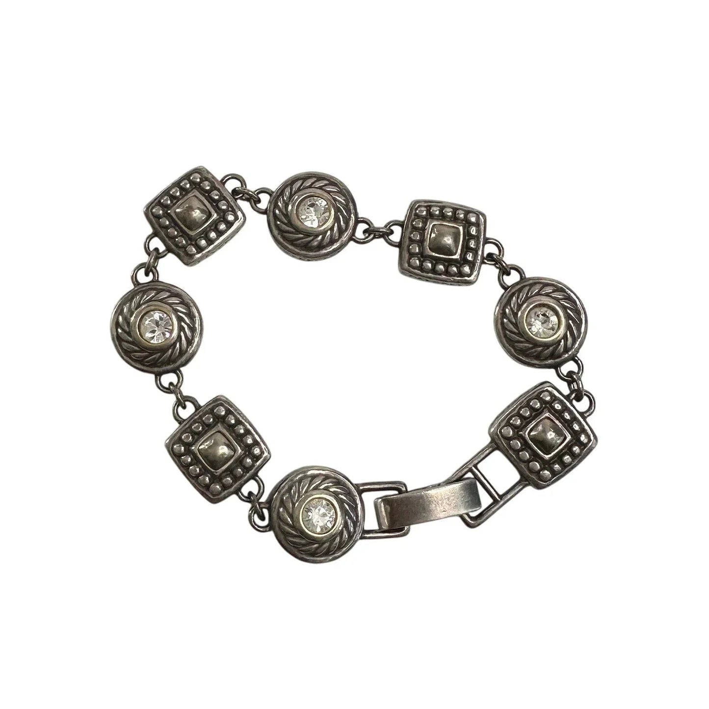 Brighton Heiress Crystal Link Bracelet, Hearts on Back Side instead of Crystals - Brighton - Designer Braceet - A+ Stuff