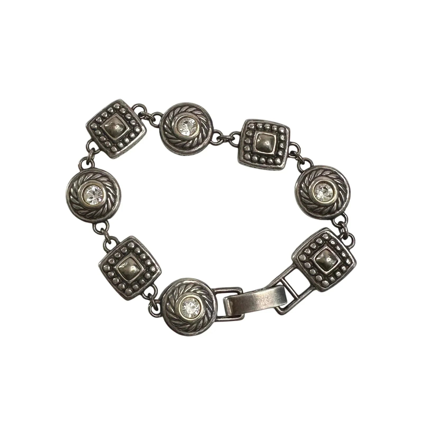 Brighton Heiress Crystal Link Bracelet, Hearts on Back Side instead of Crystals - Brighton - Designer Braceet - A+ Stuff
