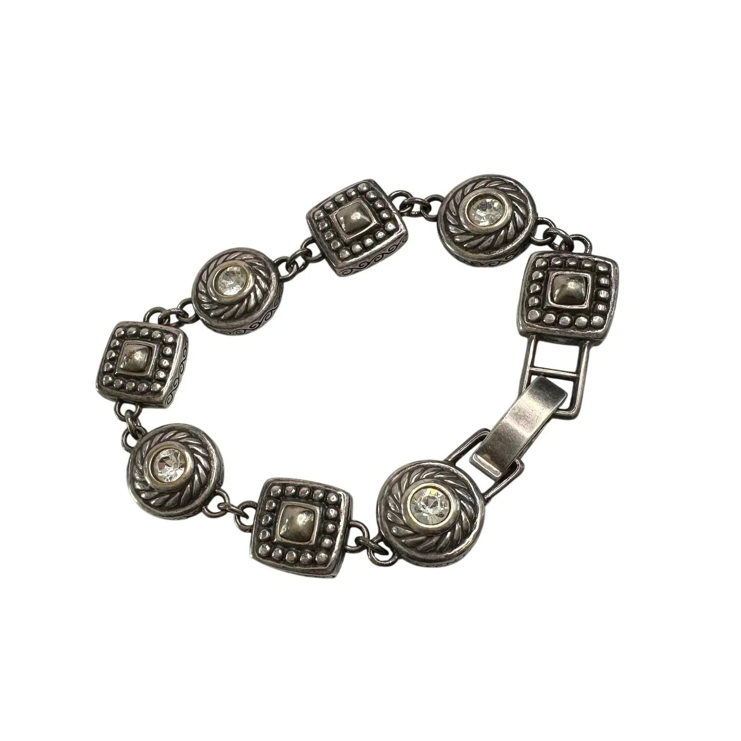 Brighton Heiress Crystal Link Bracelet, Hearts on Back Side instead of Crystals - Brighton - Designer Braceet - A+ Stuff