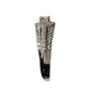 Brilliant White Topaz Split Shank Lab Created Ring Sterling Silver - Unbranded - Diamond Ring - A+ Stuff