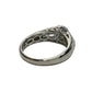 Brilliant White Topaz Split Shank Lab Created Ring Sterling Silver - Unbranded - Diamond Ring - A+ Stuff