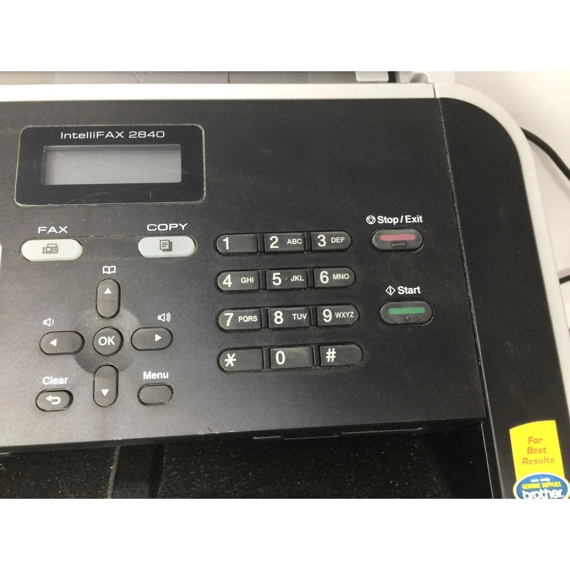 Brother Laser Fax Super G3/33.6 kbps - IntelliFax (Model Fax - 2840) - Parker Brothers - Office Supplies - A+ Stuff