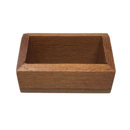 Brown Wooden Business Card Holder - A+ Stuff - card holder - A+ Stuff