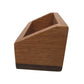 Brown Wooden Business Card Holder - A+ Stuff - card holder - A+ Stuff