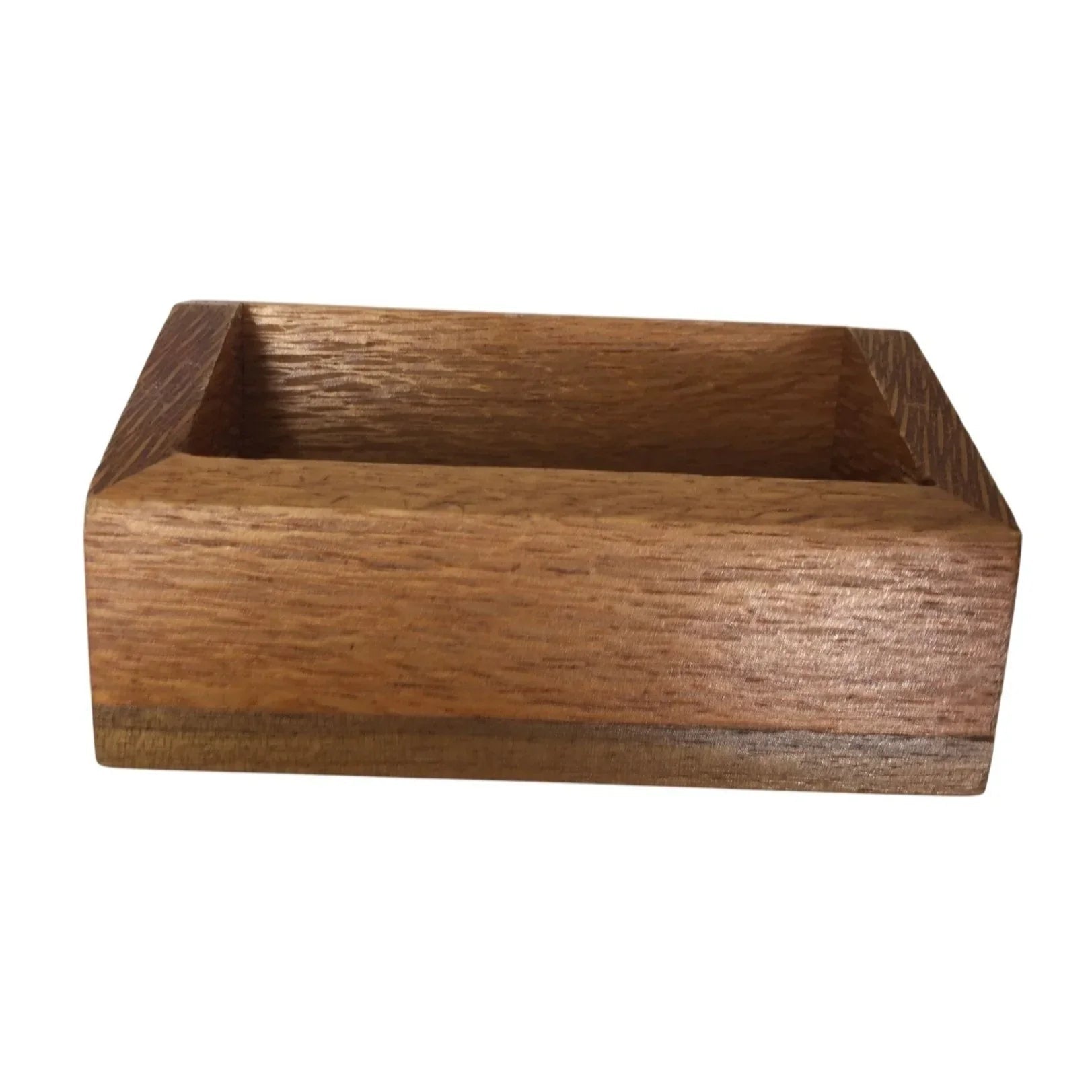 Brown Wooden Business Card Holder - A+ Stuff - card holder - A+ Stuff