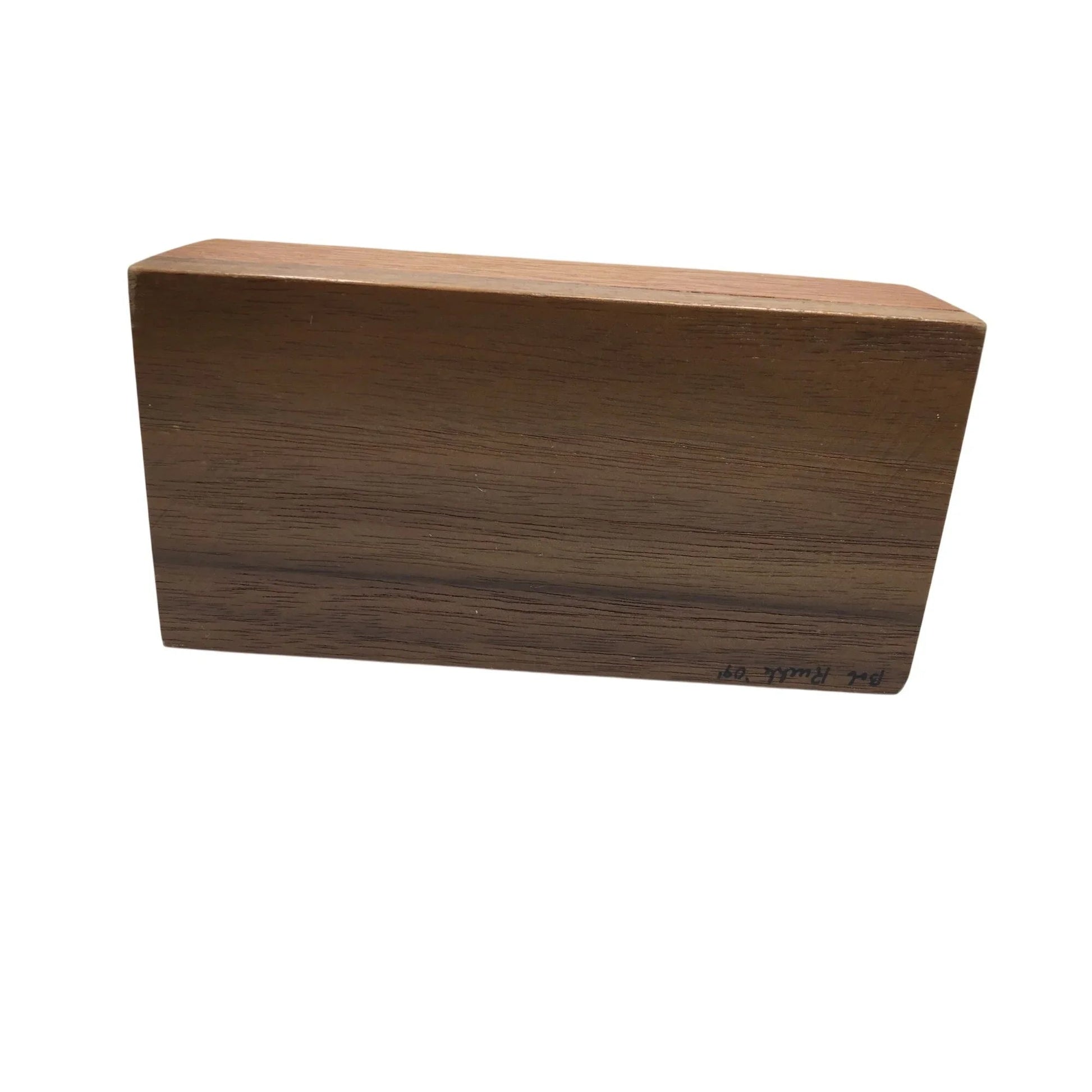 Brown Wooden Business Card Holder - A+ Stuff - card holder - A+ Stuff