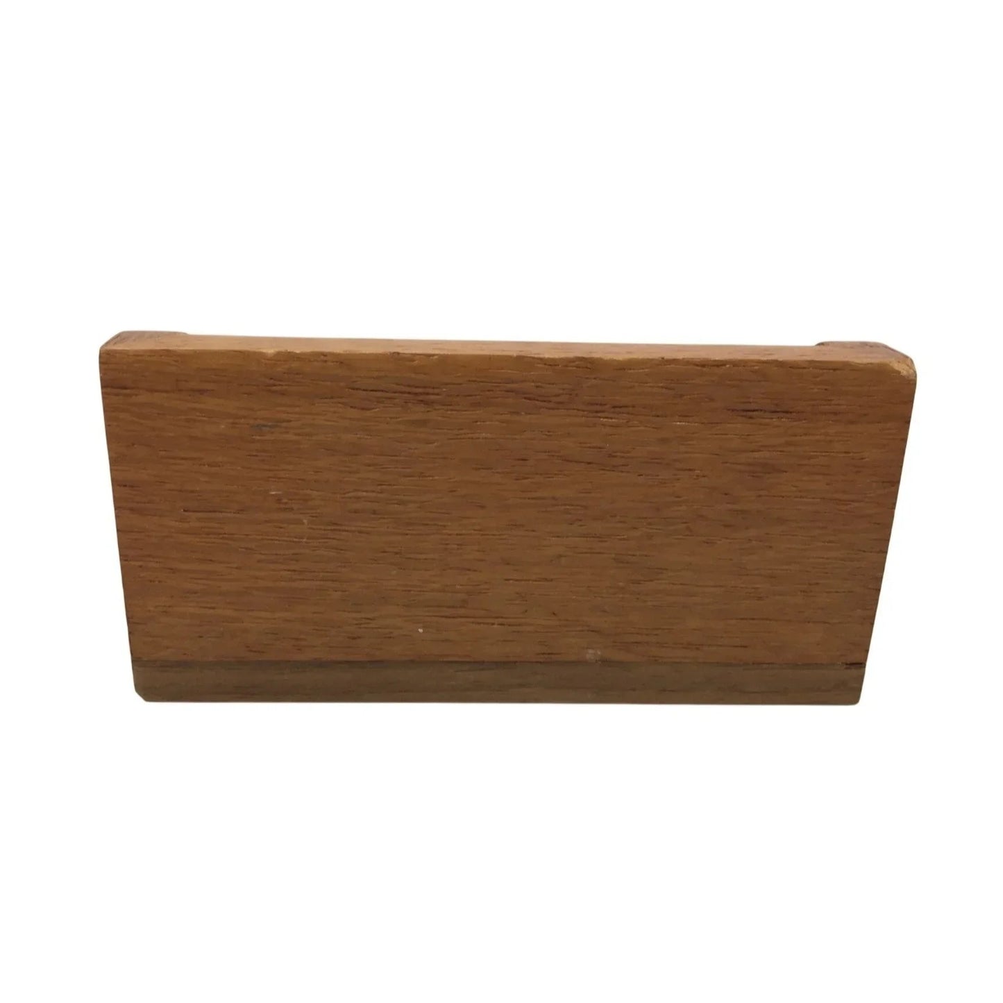 Brown Wooden Business Card Holder - A+ Stuff - card holder - A+ Stuff
