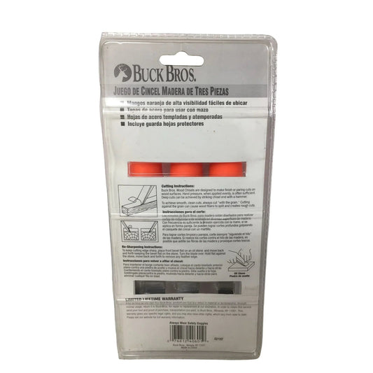 Buck Bros 3 Piece Wood Chisel Set (new) - A+ Stuff - Tools - A+ Stuff