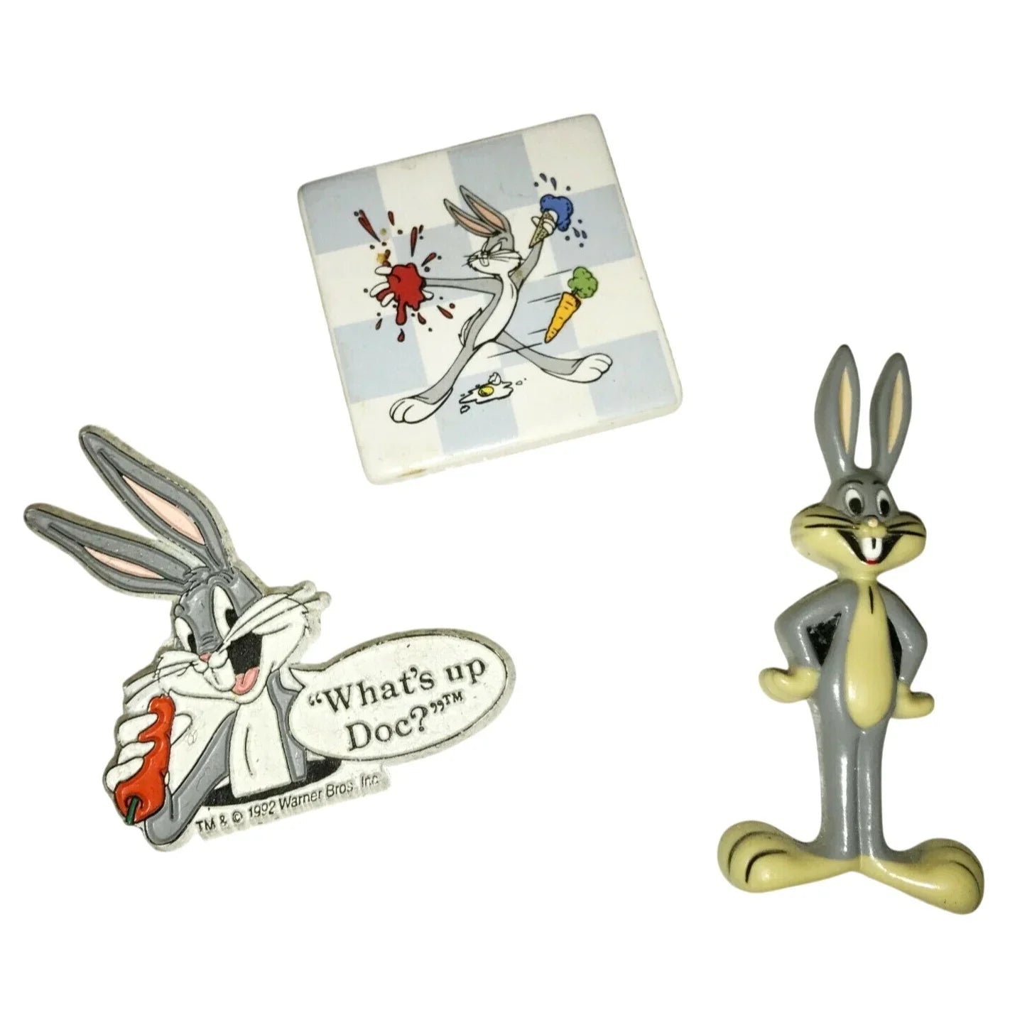 Bugs Bunny Vintage Looney Tunes Refrigerator Magnet Set - What's Up Doc? - warner bros - magnets - A+ Stuff