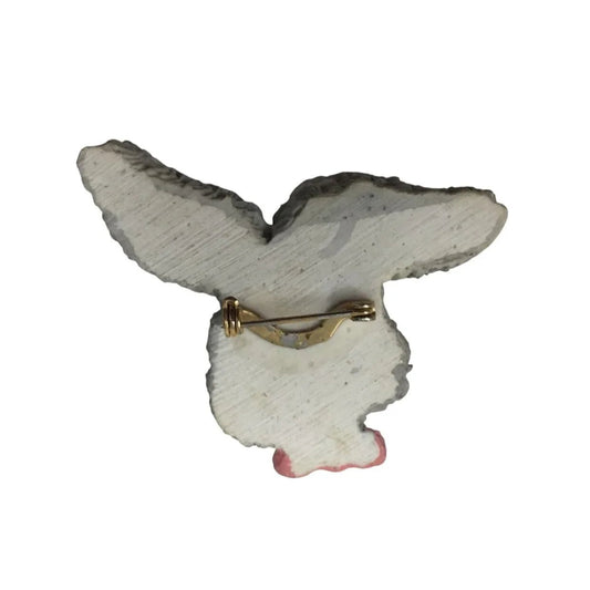 Bunny Rabbit Brooch Pin - Rabbit Wearing A Bow Tie and Bow on its head - A+ Stuff - pin - A+ Stuff