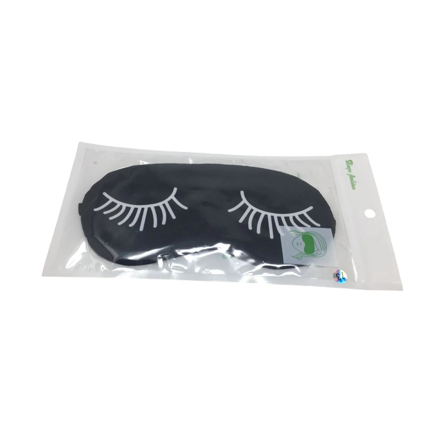 Buqu Fashion Women's Sleeping Eye Mask with Eyelashes on it (Black and White) - Buqu Fashion - beauty products - A+ Stuff