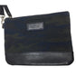 Burberry Black Label Reversible (Camo) Black Leather Tote with Pouch - Burberry - Tote Bag - A+ Stuff