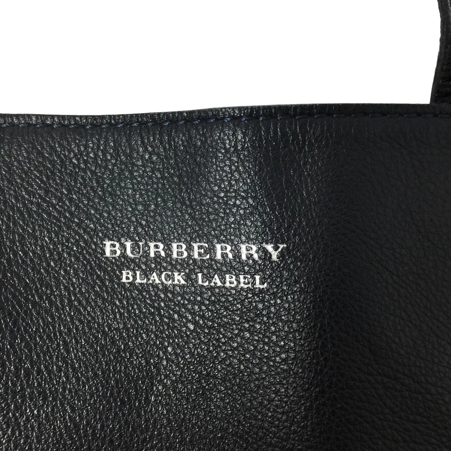 Burberry Black Label Reversible (Camo) Black Leather Tote with Pouch - Burberry - Tote Bag - A+ Stuff