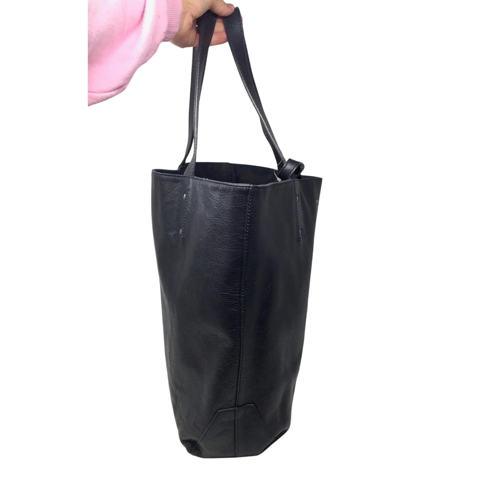 Burberry Black Label Reversible (Camo) Black Leather Tote with Pouch - Burberry - Tote Bag - A+ Stuff