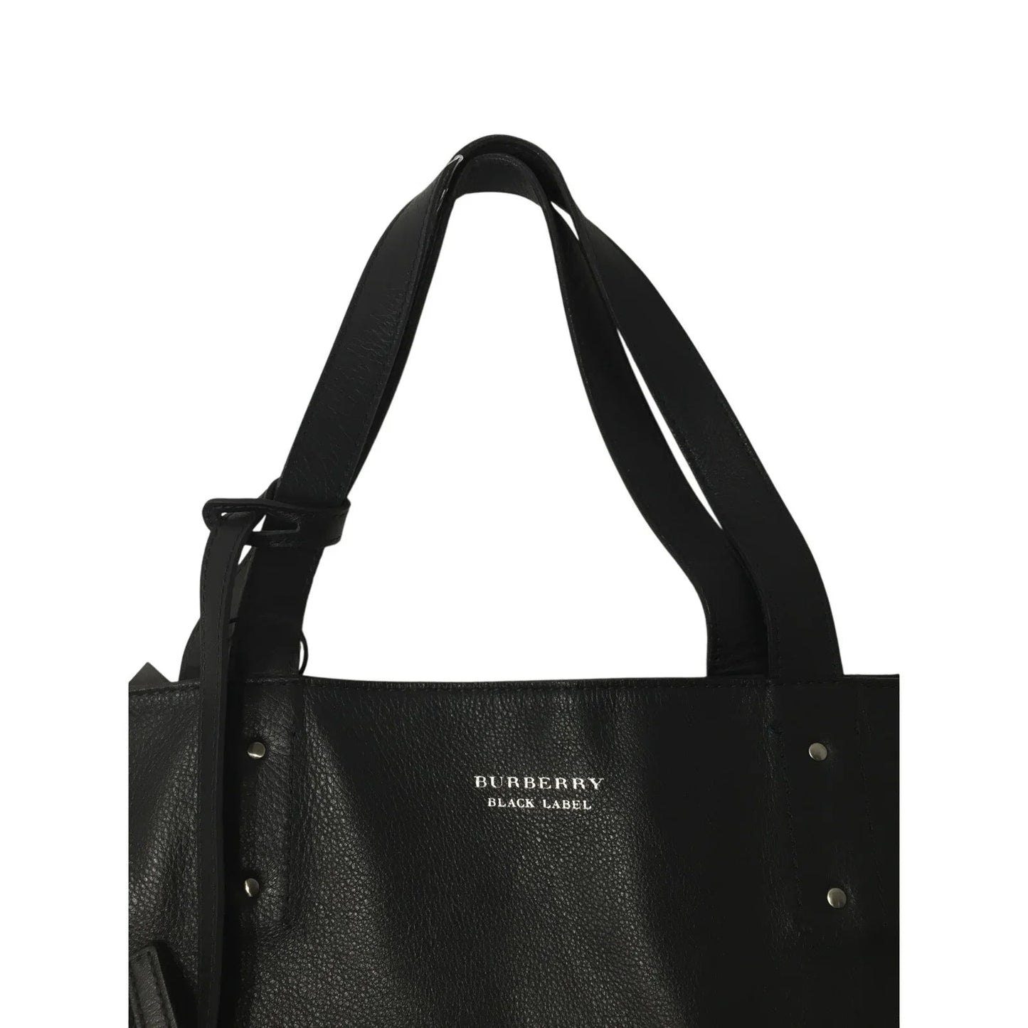 Burberry Black Label Reversible (Camo) Black Leather Tote with Pouch - Burberry - Tote Bag - A+ Stuff