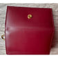 Burberry Burgundy Leather Key Holder with Nova Check Accents - Burberry - Keyholder - A+ Stuff