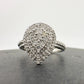 Elegant 1/2 Carat Pear Cut Natural Diamond Ring