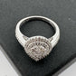 Elegant 1/2 Carat Pear Cut Natural Diamond Ring