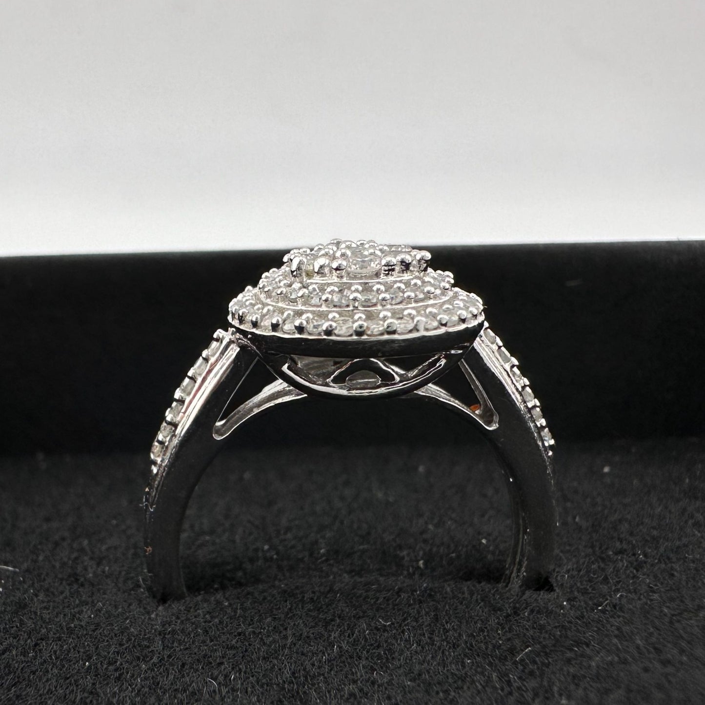 Elegant 1/2 Carat Pear Cut Natural Diamond Ring