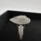 Elegant 1/2 Carat Pear Cut Natural Diamond Ring