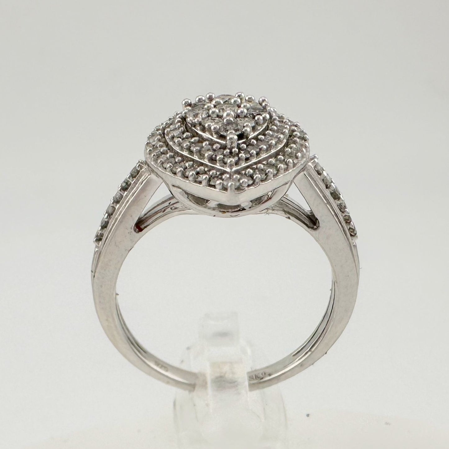 Elegant 1/2 Carat Pear Cut Natural Diamond Ring