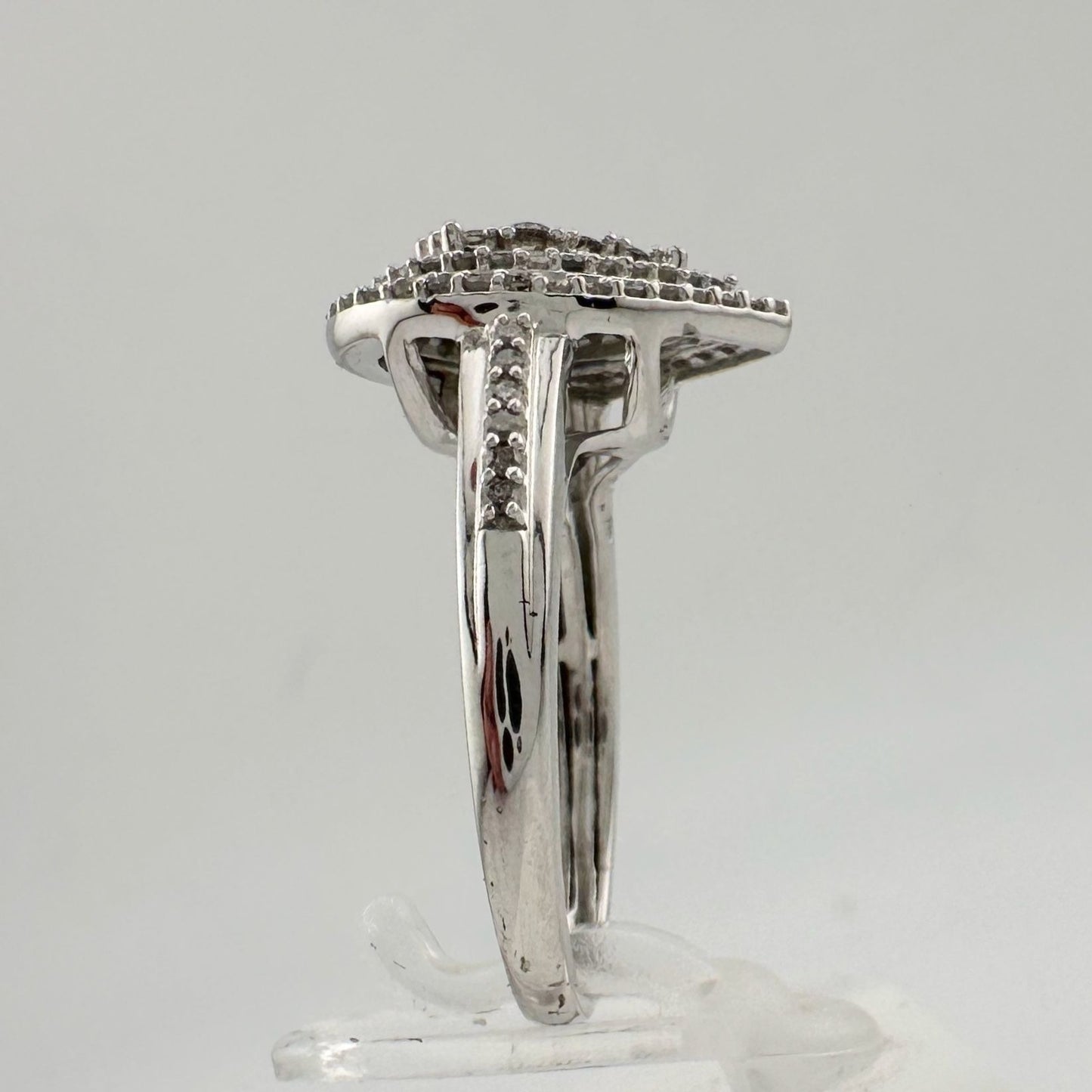 Elegant 1/2 Carat Pear Cut Natural Diamond Ring