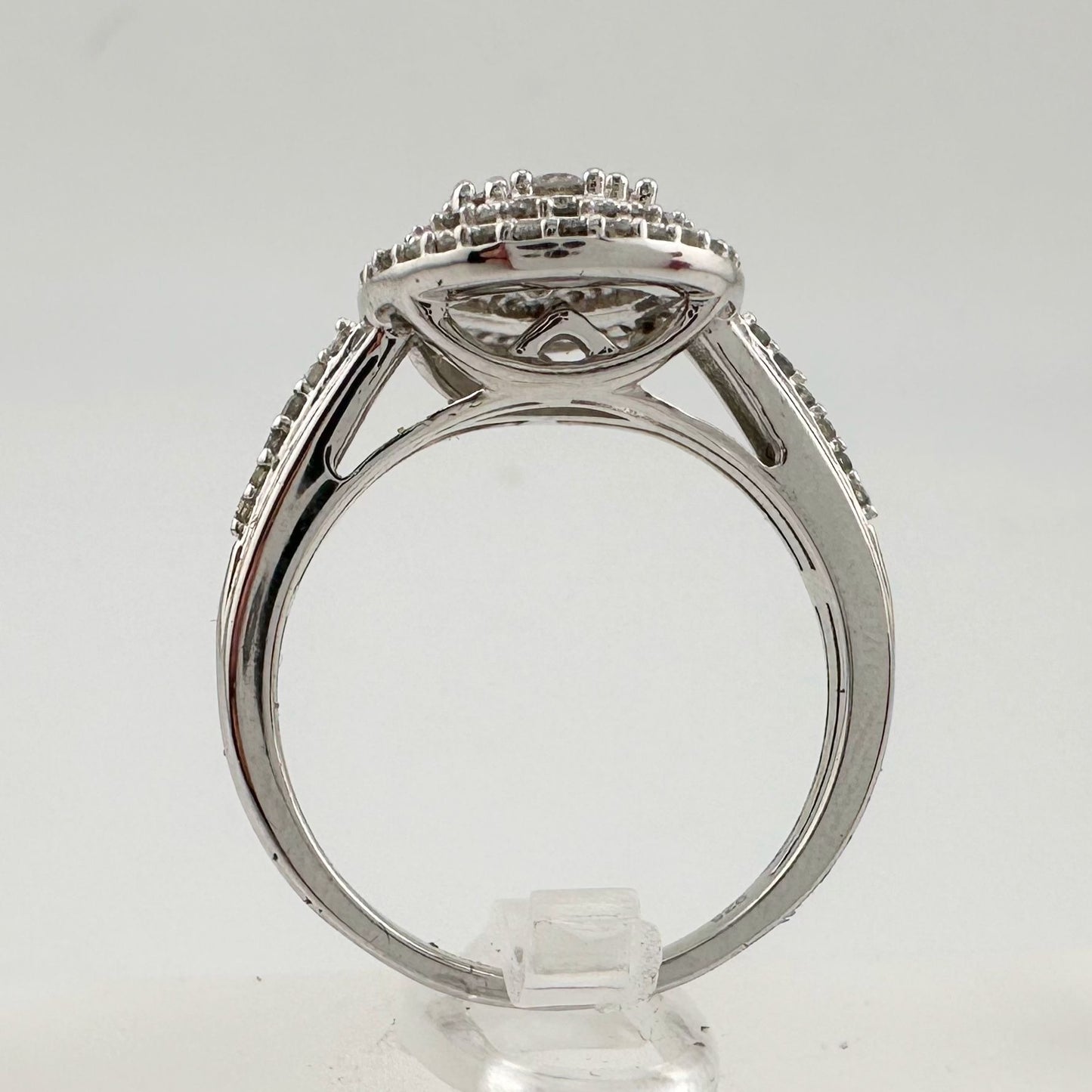 Elegant 1/2 Carat Pear Cut Natural Diamond Ring