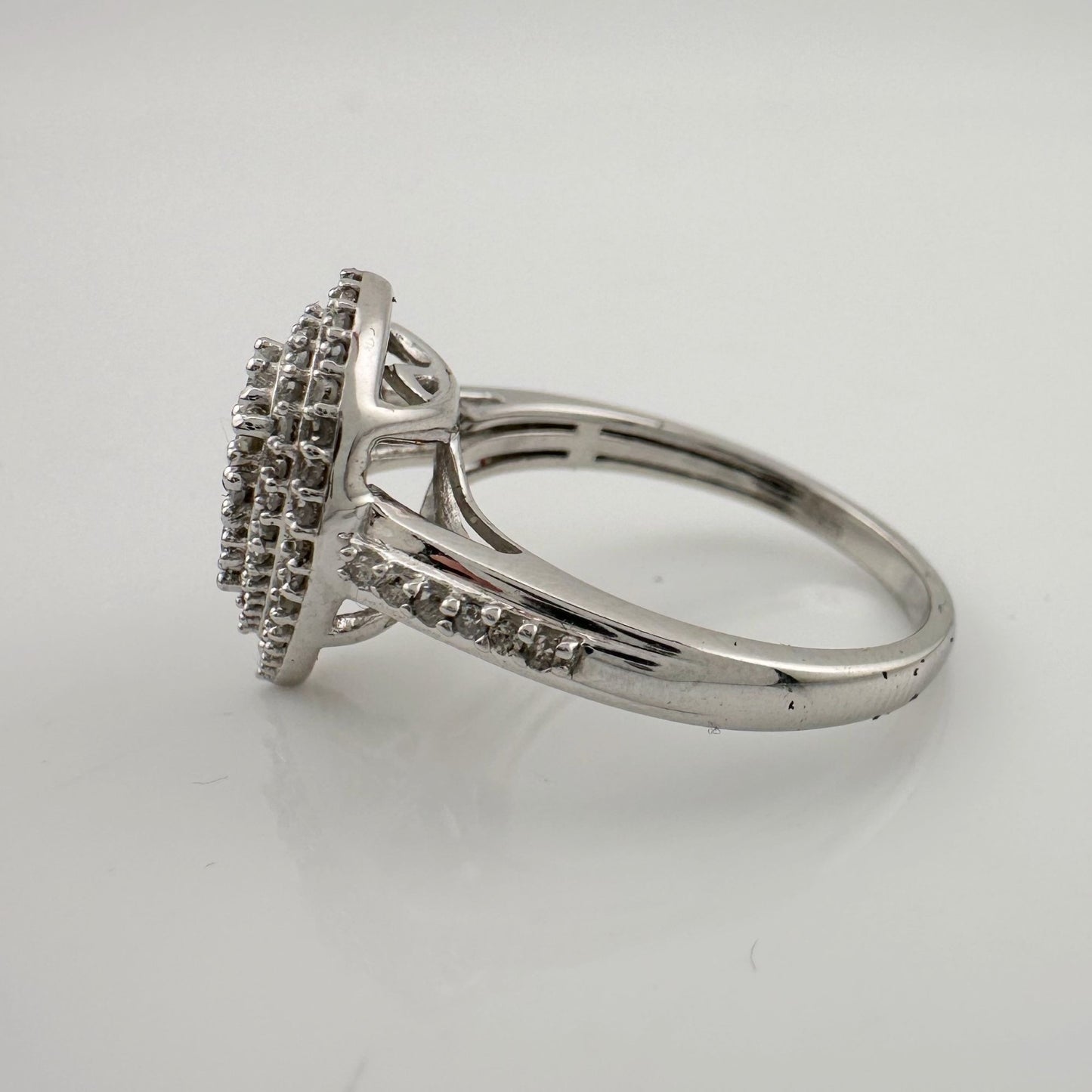 Elegant 1/2 Carat Pear Cut Natural Diamond Ring