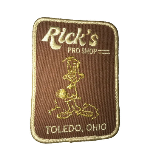 Rick's Pro Shop Toledo, Ohio Vintage Collectible Patch