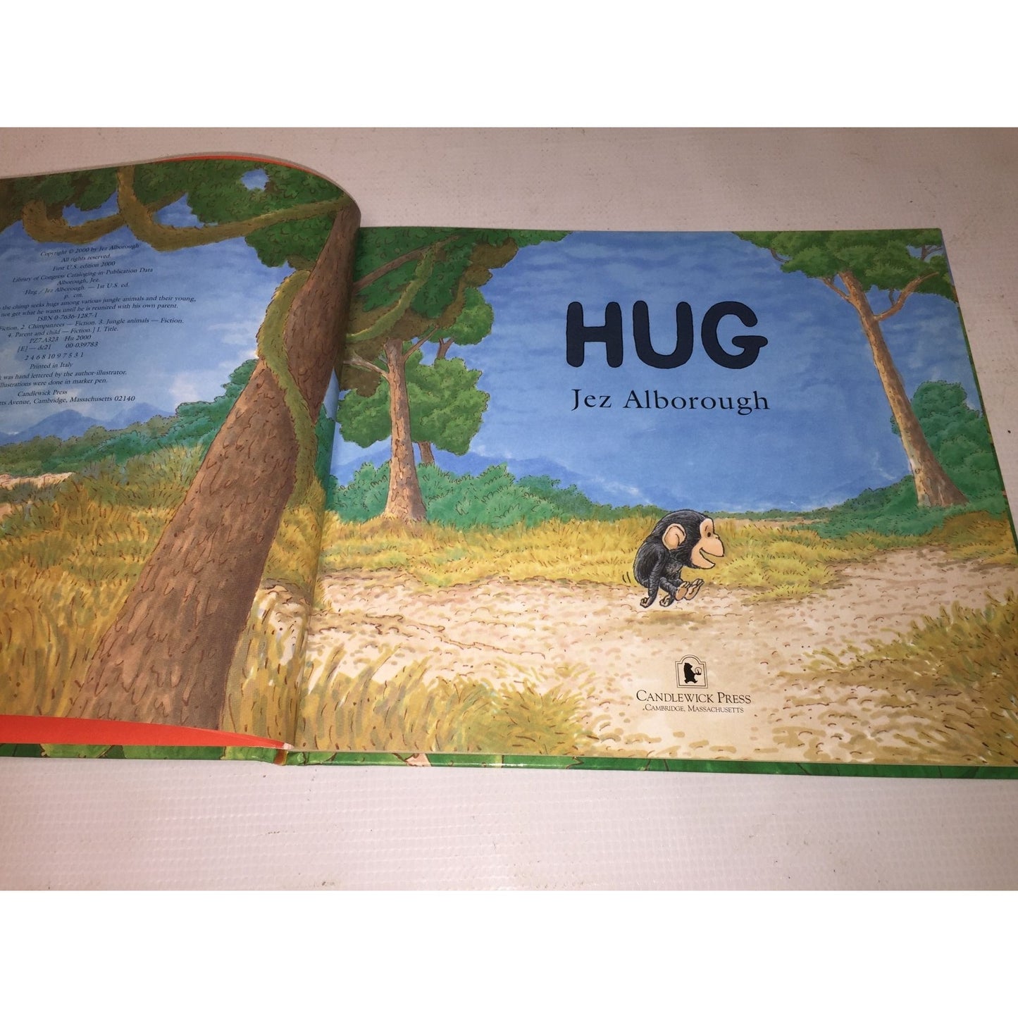 Hug by Jez Alborough Hardcover Children's Book