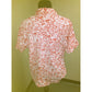 Men's Reebok Size Medium Button Up Red & White Shirt