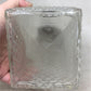 Vintage Clear Glass Decanter with Diamond Cut Pattern