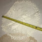 Set of 4 White/Cream Colored Handmade Crocheted Table Placemats/Doilies - A+ Stuff