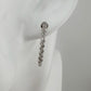 Simply Stunning 1/2 ct Natural Diamond Hoop Earrings - Sterling Silver