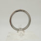 10 kt Gold & Stainless Steel Single Diamond Wedding Band Size 11