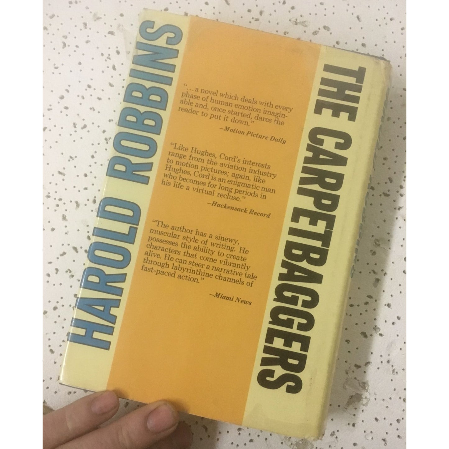 The Carpetbaggers by Harold Robbins Book