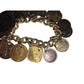 Vintage 1950s Older Foreign Coin Bracelet - Coins from Around the World