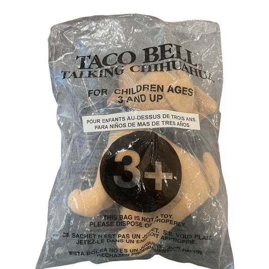 New/Sealed Taco Bell Talking Chihuahua- Does Not Work