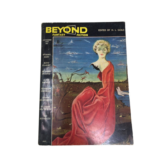 Vintage Beyond Fantasy Fiction Book- November 1953 Issue- Soft Cover