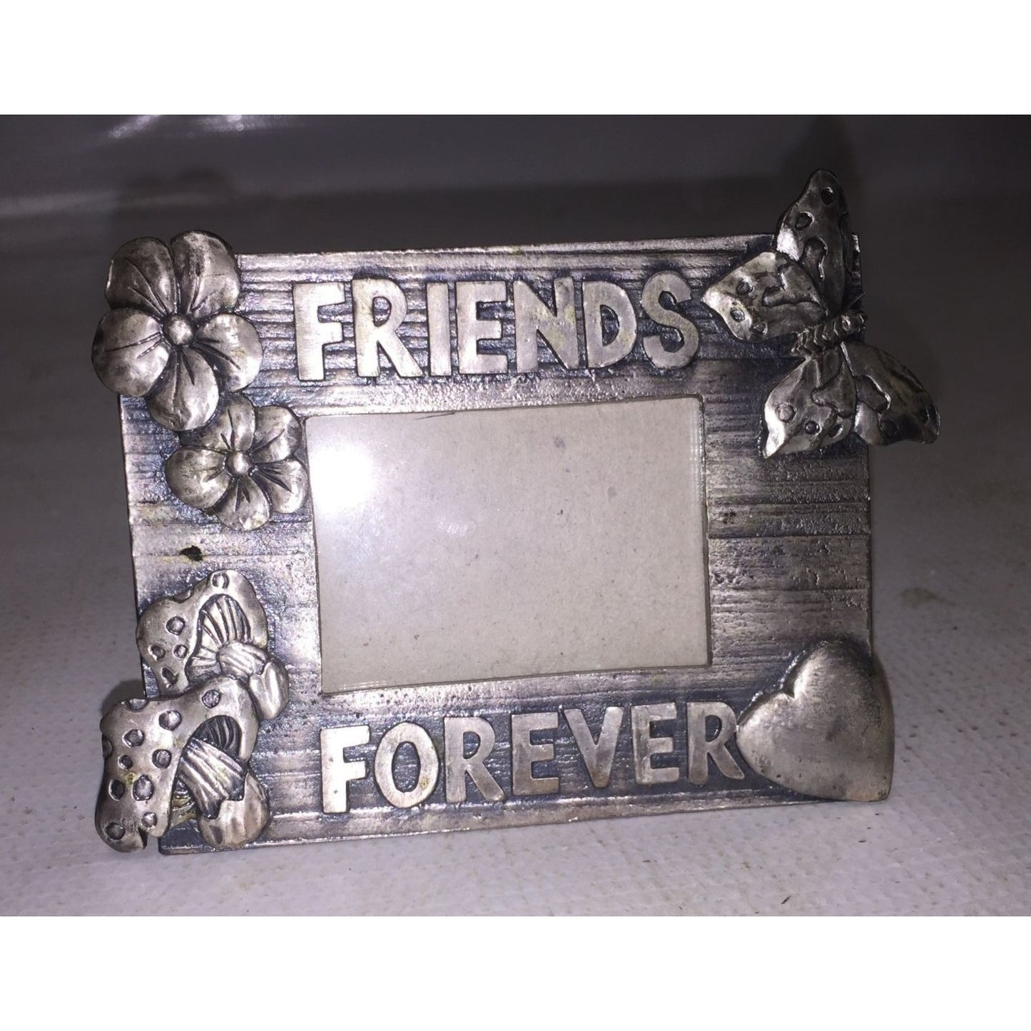 Friends Forever Small Metal Picture Frame - about 4.5 inches by 3.5 inches