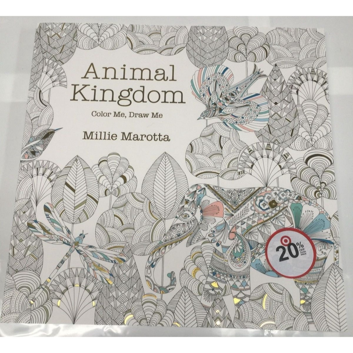 ANIMAL KINGDOM COLOR ME DRAW ME ADULT COLORING BOOK- MILLIE MAROTTA